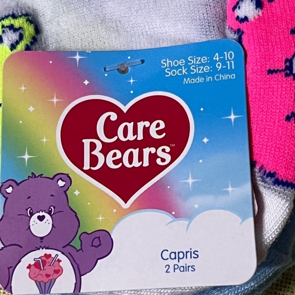 Carebear Women’s Socks, 2 Pairs. NWT - Picture 3 of 5